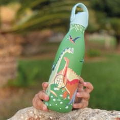 Cool Bottles Dětská nerezová termolahev COOL BOTTLES Kids Jurassic Era třívrstvá 350ml 3D