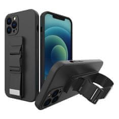 FORCELL Pouzdro na mobil s popruhem Rope Case iPhone 11 Pro , černá, 9145576217467