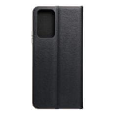FORCELL Pouzdro Knížkové s hliníkovým rámem LUNA Book Xiaomi Redmi NOTE 10 Pro , černé 5903396107009