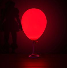 CurePink Dekorativní lampa It|To: Pennywise Balloon (výška 34 cm) plast