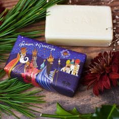 English Soap Company Vánoční tuhé mýdlo Tři králové - Kadidlo & Myrha, 190g