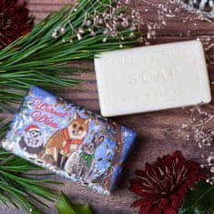 English Soap Company Vánoční tuhé mýdlo Zvířata - Svařené víno, 190g