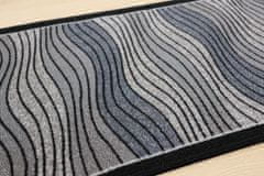 Berfin Dywany AKCE: 600x100 cm s obšitím Protiskluzový běhoun na míru Zel 1015 Silver (Grey) šíře 100 cm