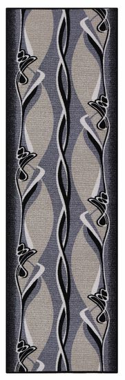 Berfin Dywany AKCE: 170x120 cm s obšitím Protiskluzový běhoun na míru Zel 1001 Silver (Grey)