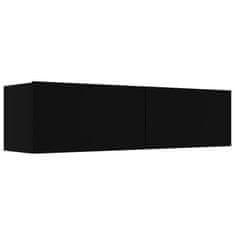 Vidaxl TV stolek černý 120x30x30 cm kompozitní dřevo