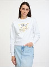 Guess Bílá dámská mikina Guess Icon Sweatshirt XS
