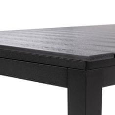 Lectus Rozkládací zahradní stůl MACHIO 200/300 cm černý