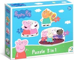 Dodo Toys Puzzle Prasátko Peppa: Kamarádi 3v1 (2,3,4 dílků)