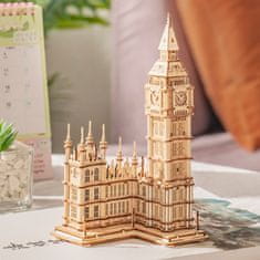 Manboxeo 3D dřevěná stavebnice – Svítící Big Ben