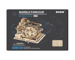 Manboxeo 3D dřevěná stavebnice – Kuličková dráha Parkour
