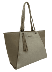 Marina Galanti shopping bag Xenie – bílá káva