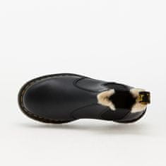 Dr. Martens Tenisky 2976 Quad Fur Lined Platform Chelsea Boots Black Pisa EUR 36 36 Černá