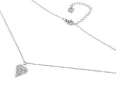 Kraftika 1ks crystal náhrdelník z nerezové oceli s broušenými