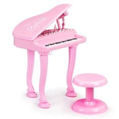 LEBULA Fortepian organki klávesnice klavír s mikrofonem mp3