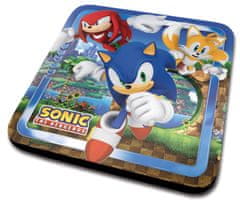 CurePink Dárkový set v krabičce Sonic: The Hedgehog (objem hrnku 315 ml)