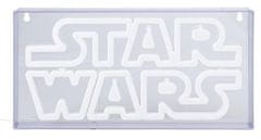 CurePink Stolní dekorativní lampa Star Wars|Hvězdné války: Logo (30 x 12 x 5 cm)