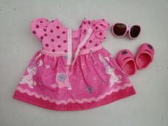 WOOPIE WOOPIE Oblečení pro panenku Pink Bunny Dress 43-46 cm