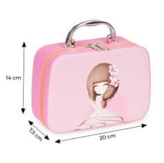 ModernHome Kosmetický kufřík s dětským make-upem Maria růžový