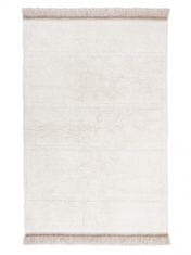 Lorena Canals Vlněný koberec Steppe - Sheep White 80x140
