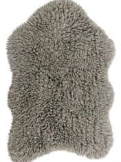 Lorena Canals Vlněný koberec Woolly - Sheep Grey 75x110 tvar kožešiny