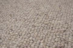AKCE: 133x198 cm Metrážový koberec Alfawool 40 šedý (Rozměr metrážního produktu S obšitím)