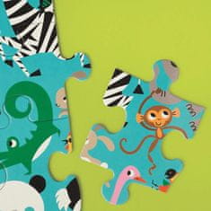 Mudpuppy Jumbo puzzle zvířátka z celého světa 25 dílků
