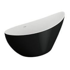 BPS-koupelny Akrylátová volně stojící vana Zoe 180x80