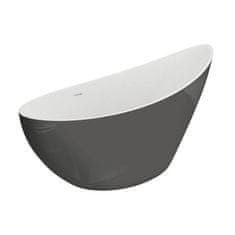 BPS-koupelny Akrylátová volně stojící vana Zoe 180x80 ZOE00409