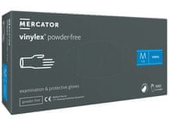 MERCATOR MEDICAL VINYLEX POWDER FREE - Vinylové rukavice (bez pudru) bílé, 100 ks, 100 ks, R-010, M