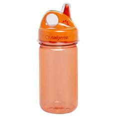 Nalgene Dětská láhev na pití Nalgene Grip`n Gulp oranžová