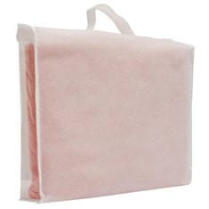 NEW BABY Dětská froté osuška s kapucí Comfortably 80x80 cm pink
