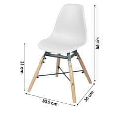 DOCHTMANN Dětská židle Jena bílá 30,5x36x56cm