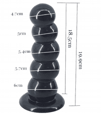 FAAK anální kolík kuličkový - 4,7-6 cm