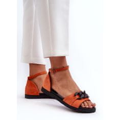 Vinceza Ploché sandály s řetízkem velikost 41