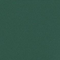 Vidaxl Zatahovací boční markýza tmavě zelená 120 x 600 cm