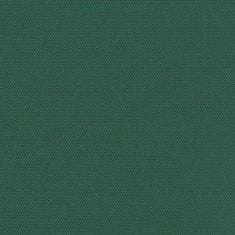 Vidaxl Zatahovací boční markýza tmavě zelená 180 x 1 200 cm