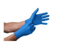 MERCATOR MEDICAL MERCATOR GOGRIP - Nitrilové rukavice, bez pudru, 50 ks, černé (2x SILNĚJŠÍ), R-102, L