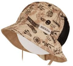ROCKINO Chlapecký letní klobouk vzor 3458 - béžový, velikost 50