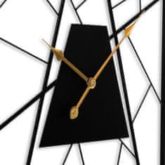 MPM QUALITY Designové kovové hodiny Pharrell, černá