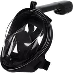 MG Full Face šnorchlovací maska L/XL, černá