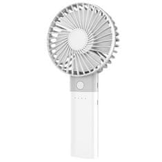 Platinet Stolní ventilátor Rechargeable Desk Fan 4000mAh Power Bank - bílý