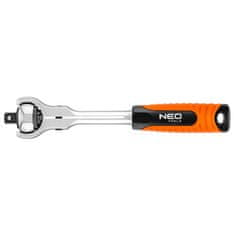 NEO TOOLS Ráčna 1/2", otočná, s přepínací páčkou, 250 mm, 72 zubů - NEO tools