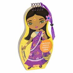 Presco Publishing Oblékáme indické panenky AŠNA – Omalovánky