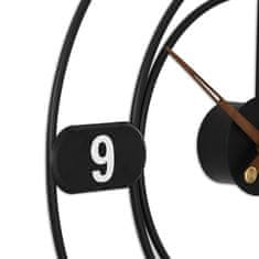 MPM QUALITY Designové kovové hodiny Anity, černá