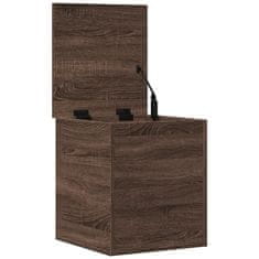 Vidaxl Úložný box hnědý dub 40 x 42 x 46 cm kompozitní dřevo