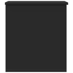Vidaxl Úložný box černý 40 x 42 x 46 cm kompozitní dřevo