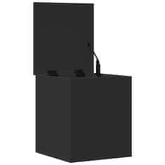 Vidaxl Úložný box černý 40 x 42 x 46 cm kompozitní dřevo