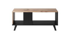 Halmar Konferenční stolek Random Law-1, dub wotan / černá, lamino