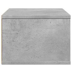 Vidaxl Stojan na tiskárnu betonově šedý 40x32x22,5 cm kompozitní dřevo