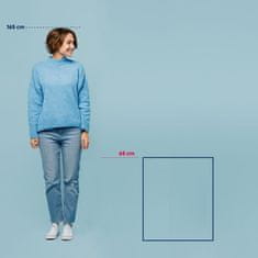 Kela Koupelnová předložka Maja 100% polyester mrazově modrá 65,0x55,0x1,5cm